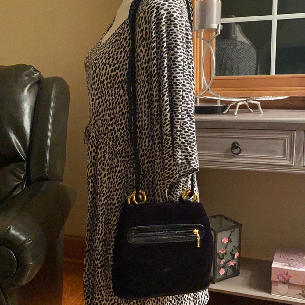 Tianni velvet shoulder bag